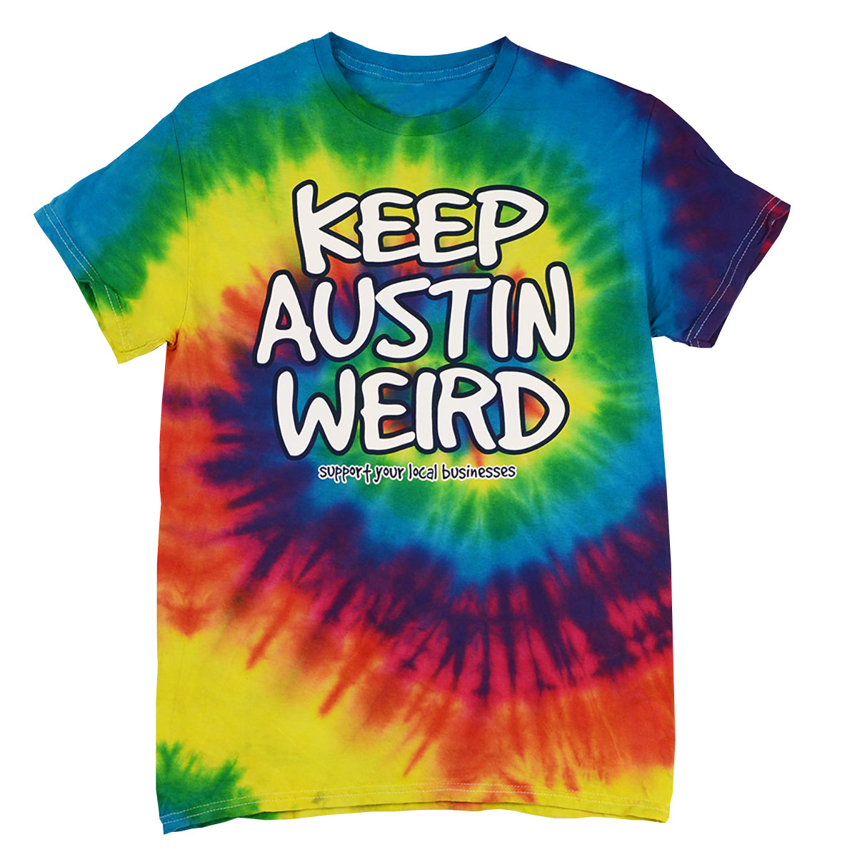 Outhouse "Keep Austin Weird" Tie Dye Tee