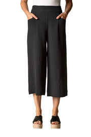 Habitat Crinkle Crepe Aria Capri (21362)(Black)