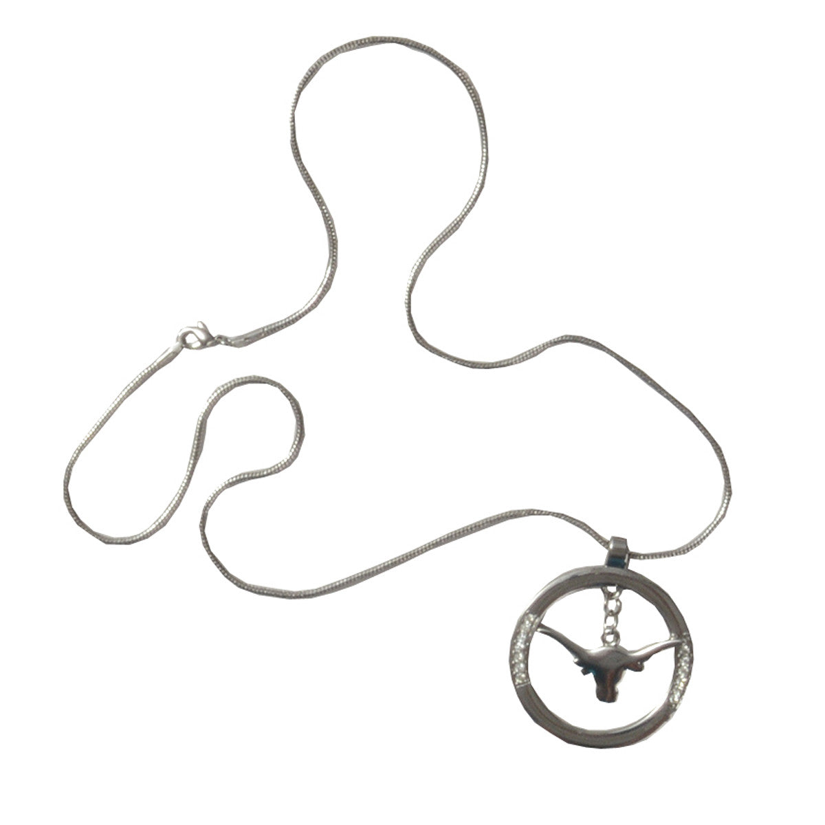Texas Longhorn Circle Necklace (3362220)