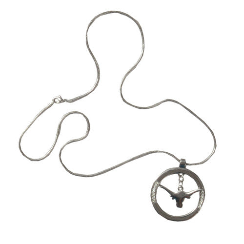 Texas Longhorn Circle Necklace (3362220)