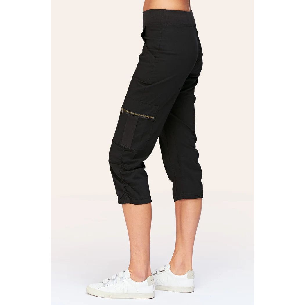 XCVI Nadia Black Crop Pant