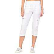XCVI Nadia White Crop Pant
