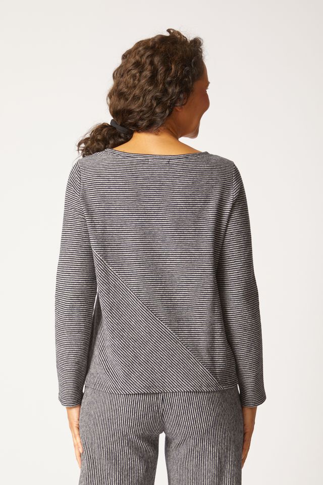 Habitat Pasadena Stripe Huntington Top (BLK) (21533)