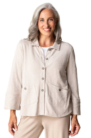 Habitat Pasadena Knit Stripe Button Front Shirt (21536)(2 Colors)