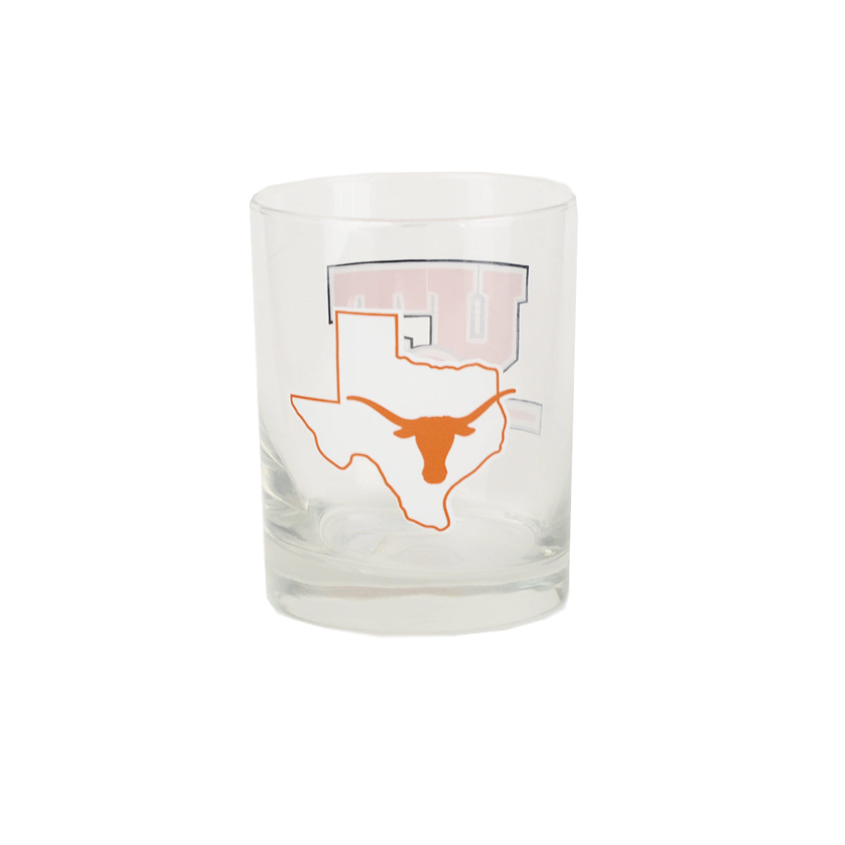 Logo brands Vintage UT on The Rocks 14oz letterman GLASS
