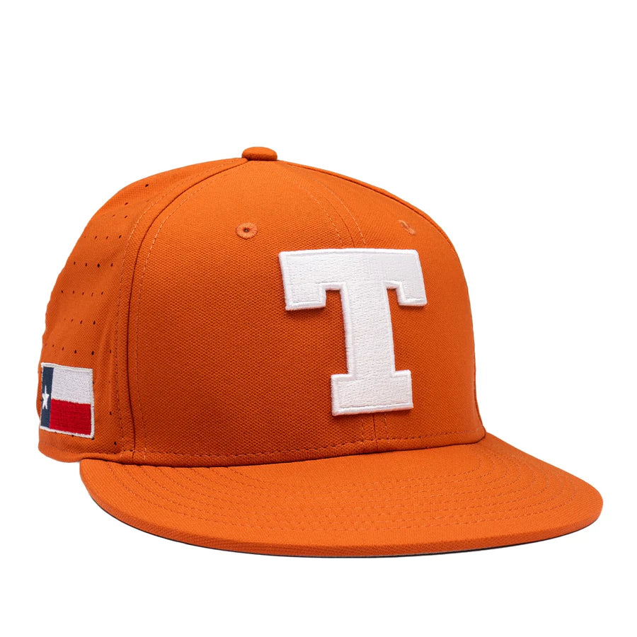 Nike Texas Longhorn True Fitted-On Field Baseball Cap (Desert Orange)(NC-14-81F-TXE-J26)