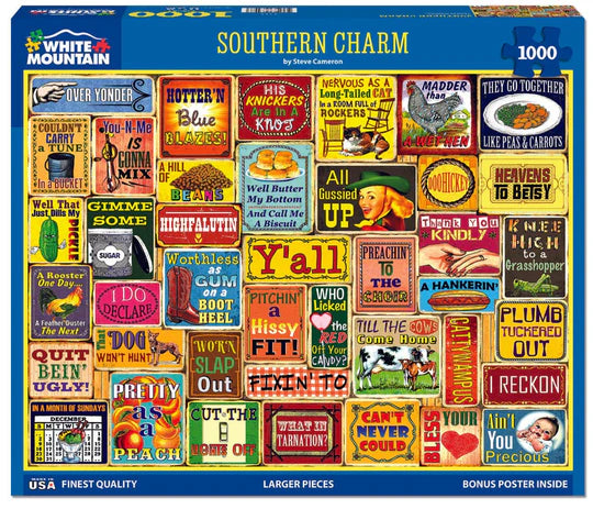 White Mountain Southern Charm Puzzle (1000 Piece)