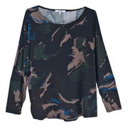 Sympli Nu Cinch Long Sleeve Top (Mineral) (22239P-3)(Size 16)
