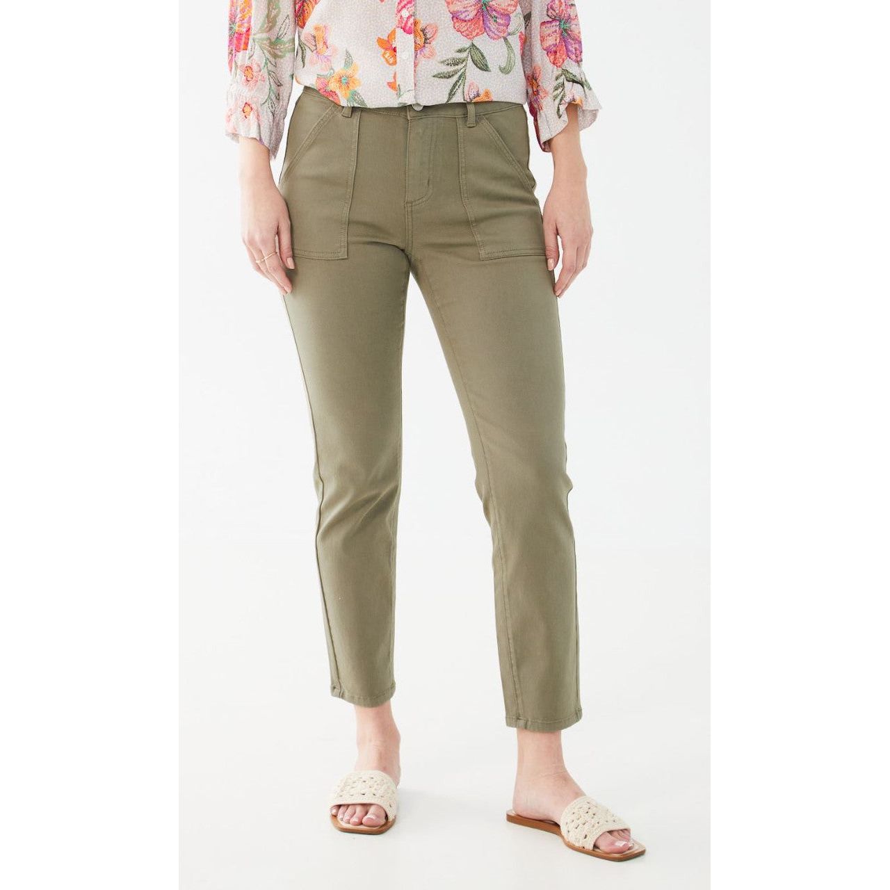 FDJ French Dressing Olivia Euro Twill Pencil Carpenter Ankle Pants (3 Colors) (2232511)
