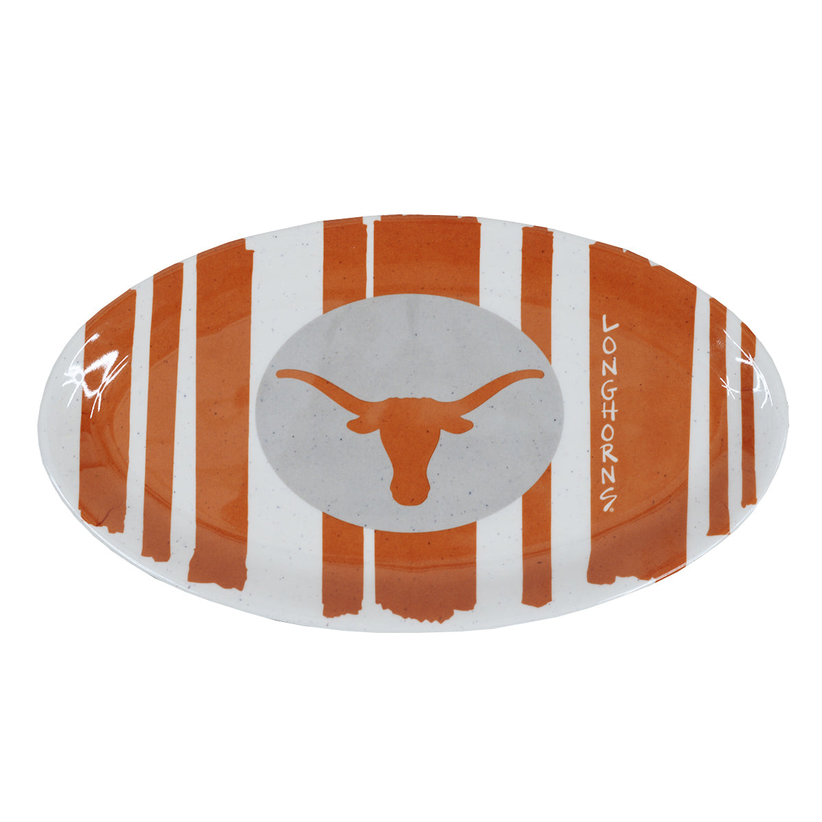 Texas Longhorn Magnolia Lane 12" Melamine Oval Platter (22543)
