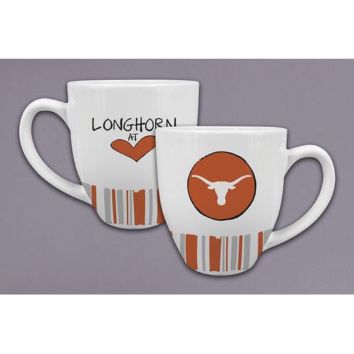 Texas Longhorn Heart Stripe Mug (22555)