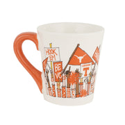 Texas Longhorn Magnolia Lane Waving Banners Ceramic Mug (22586)