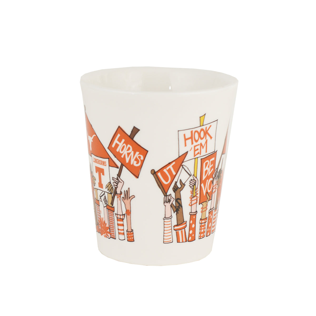 Texas Longhorn Magnolia Lane Waving Banners Ceramic Mug (22586)
