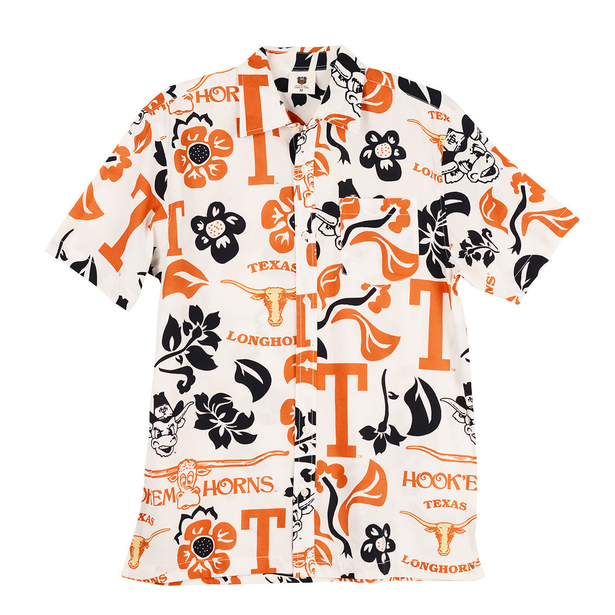Texas Longhorn Wes & Willy Men's Vault Print Shirt (2264TEX)