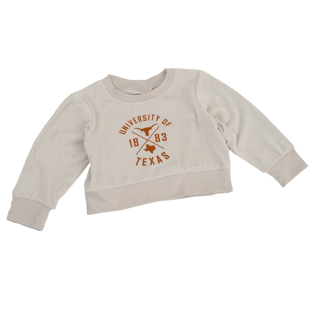Texas Longhorn Toddler Girl  Sloan Velour Top (22GTT1L04)