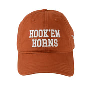 Texas Longhorn  Legacy EZA Relaxed  Cap with Embordered Hook'Em (2 Colors ) (2316194)