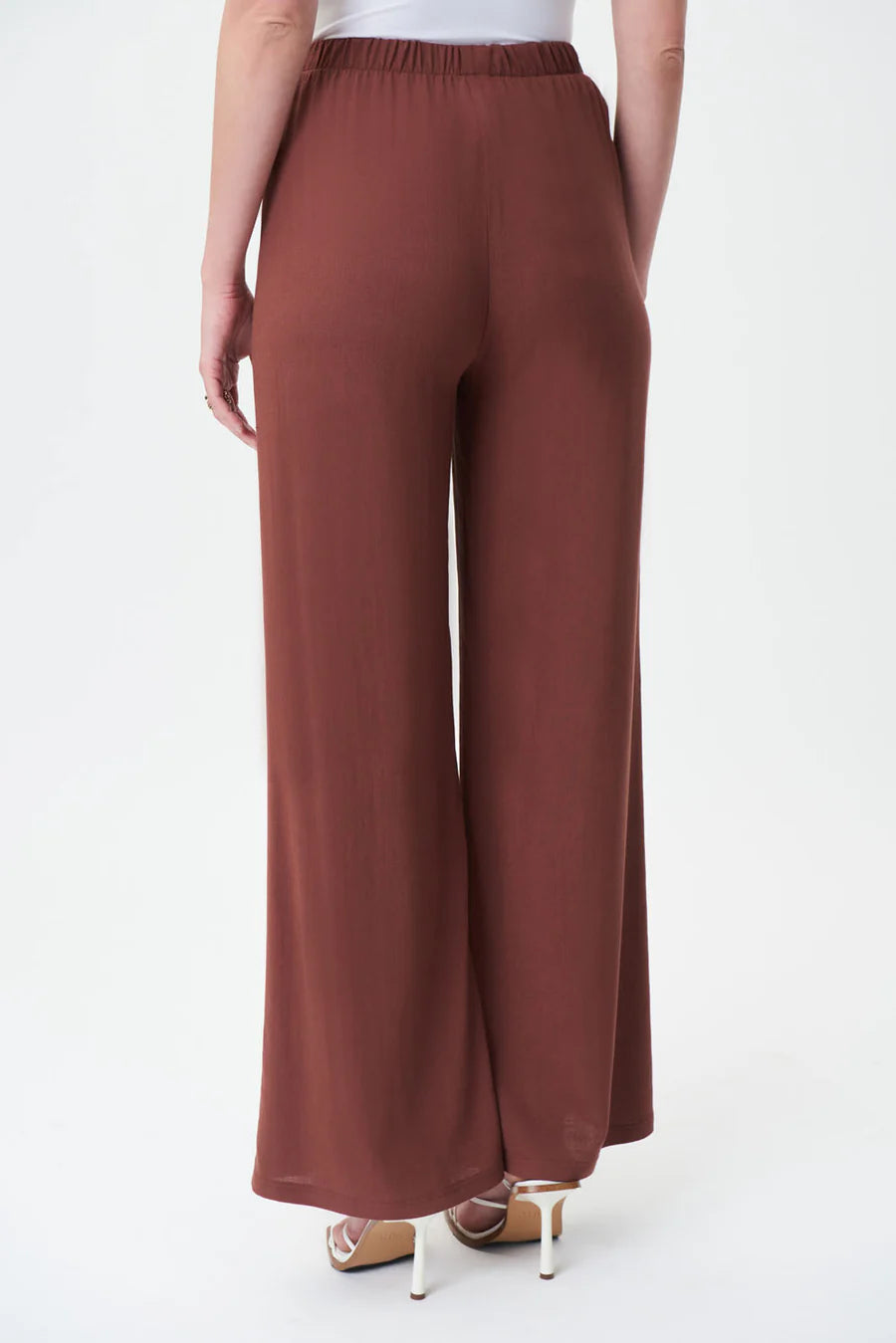 Joseph Ribkoff  Wide Leg Shirred  Pant (2321050)(Expresso)