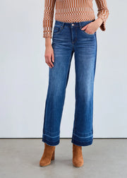 FDJ French Dressing Olivia Wide Leg Jean  (2321809)(Medium Blue)