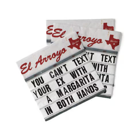 El Arroyo Cocktail Napkins (Multiple Signs)