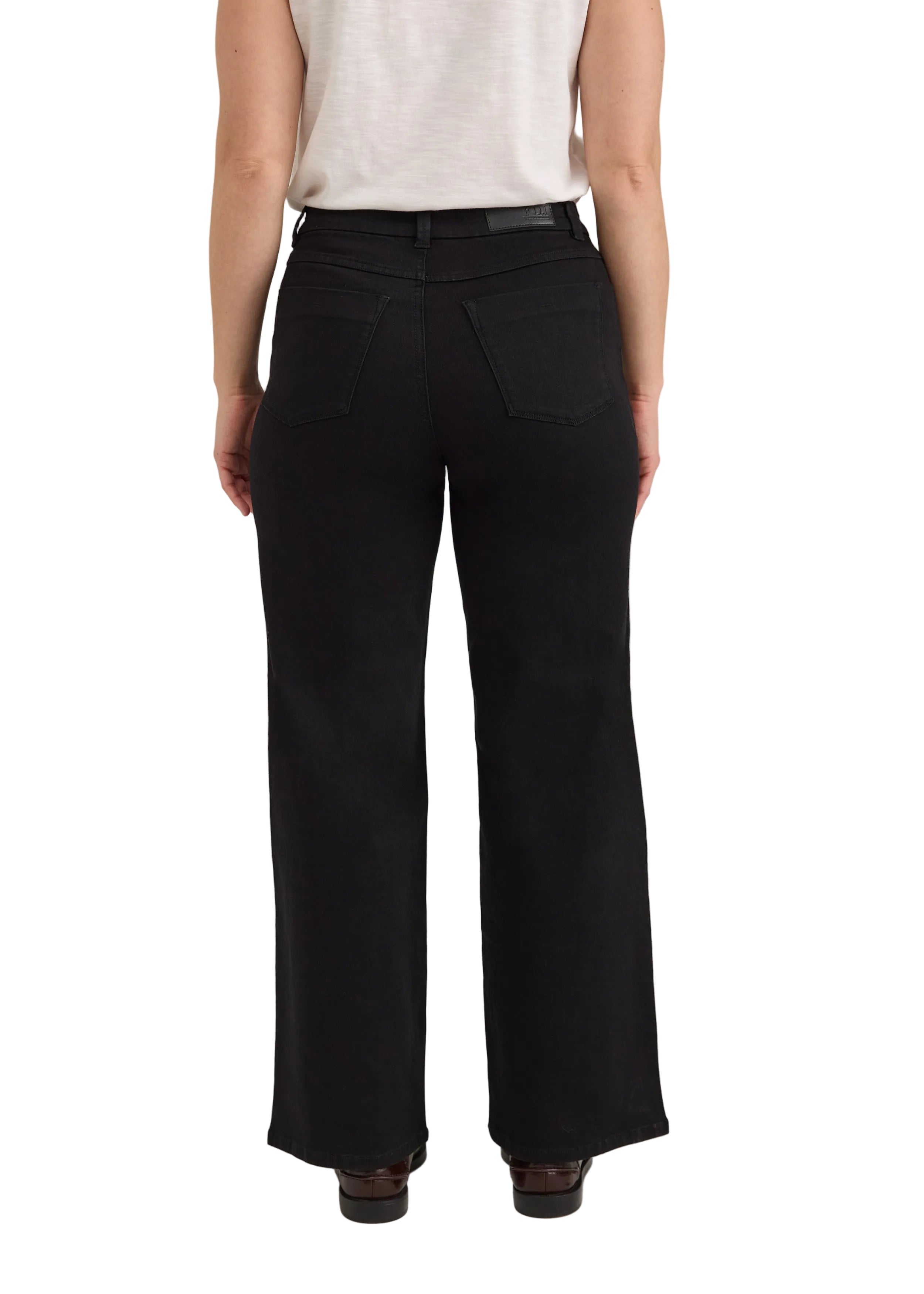 FDJ French Dressing Olivia Wide  Leg Jeans (2365660) (Black)