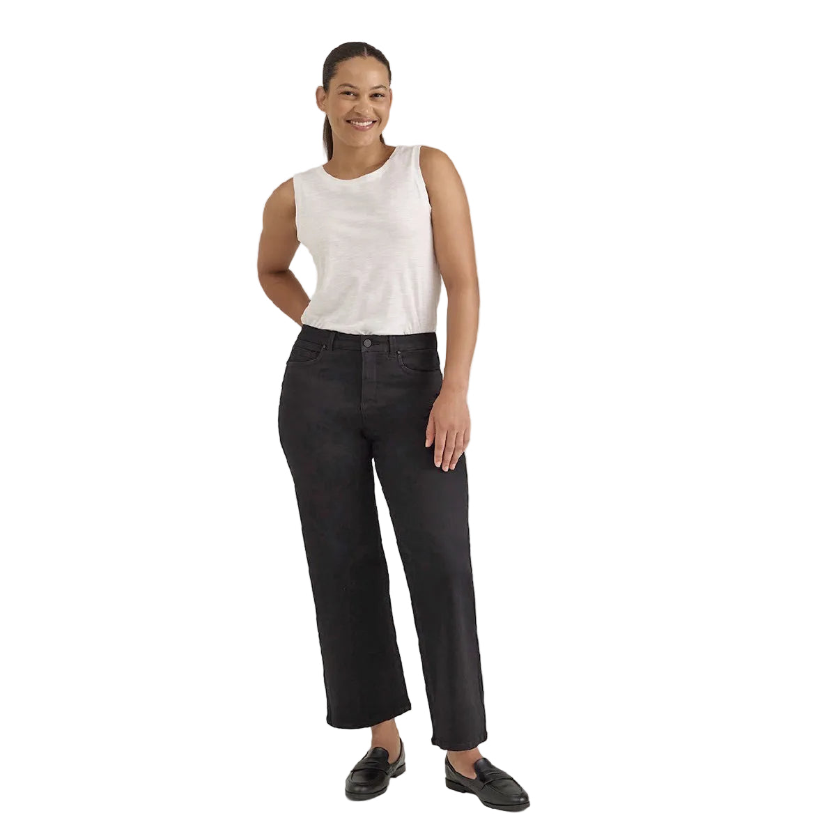 FDJ French Dressing Olivia Wide  Leg Jeans (2365660) (Black)