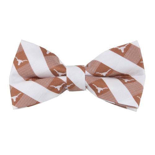 Texas Longhorn Check Bow Tie (2366)