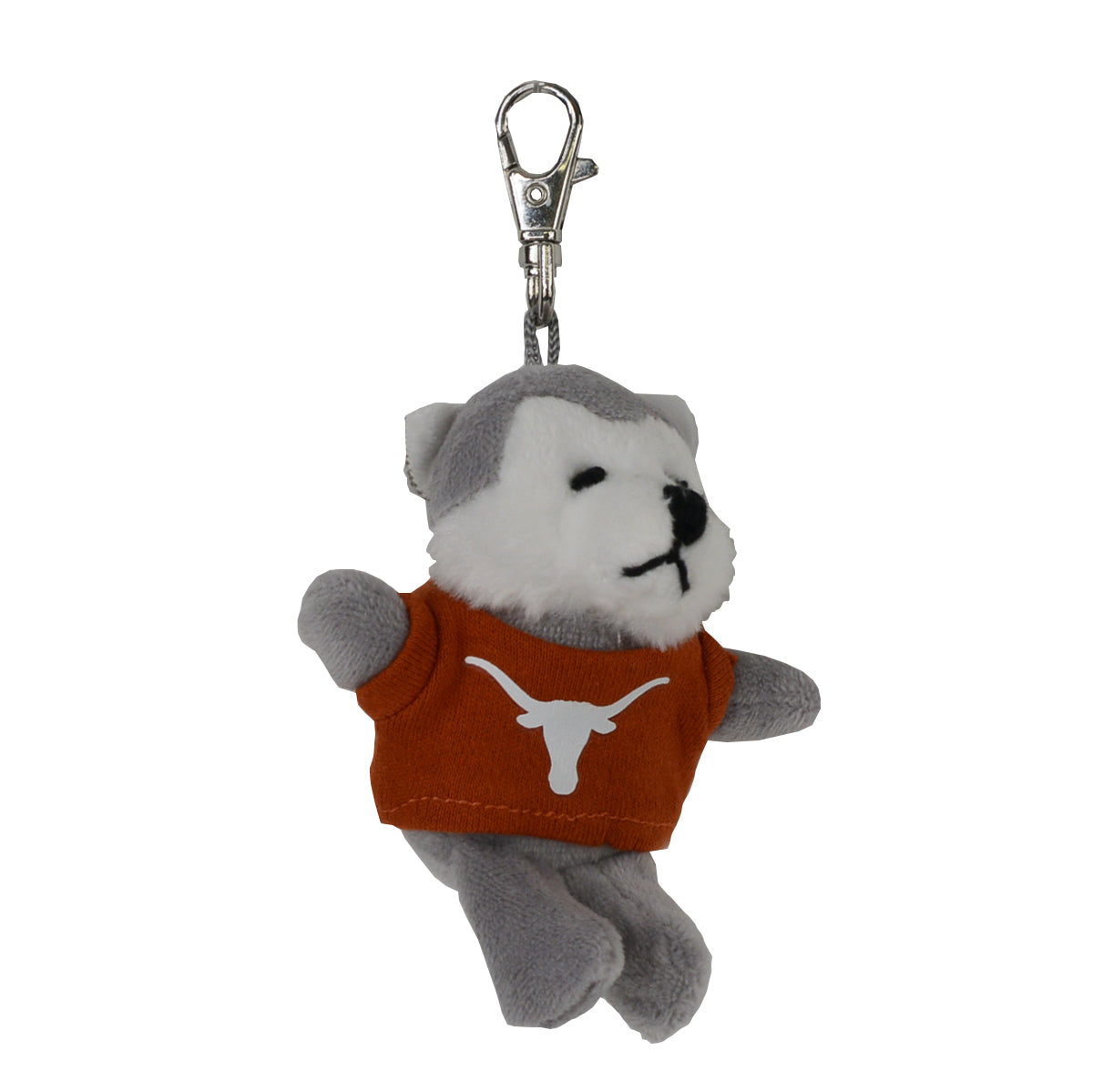 Texas Longhorn Plush Pals  4" Clip Animals with Jersey Keychains (Multiple Styles )