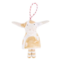 Glory Haus Texas Longhorn BEVO Ceramic Bell Ornament