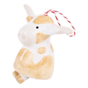 Glory Haus Texas Longhorn BEVO Ceramic Bell Ornament