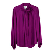Joseph Ribkoff Tie Neck line Blouse (243022)(Empress)(Size 14)