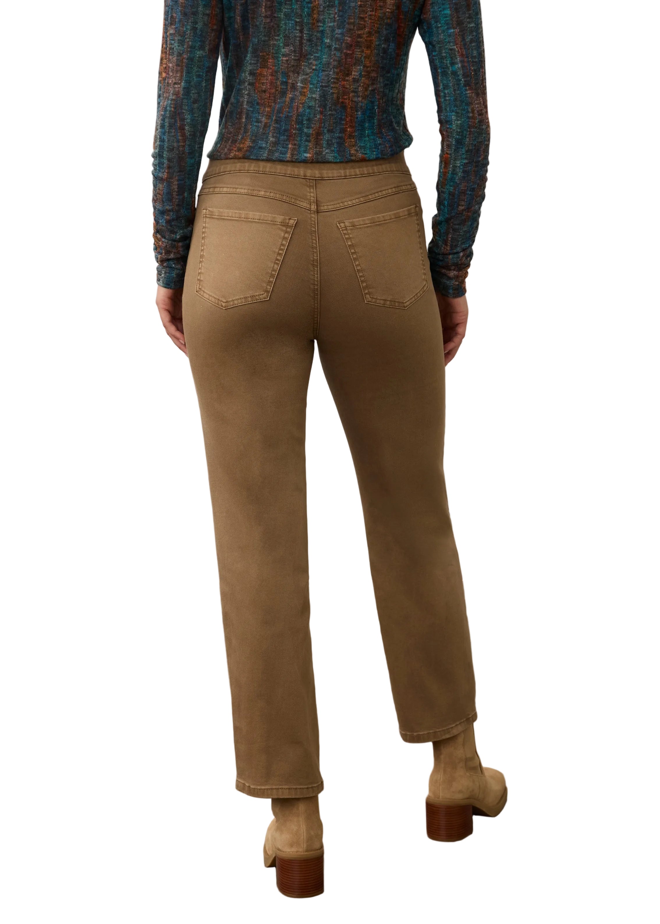 FDJ French Dressing Pull-on Straight Ankle Jeans (2430511)(Maple)