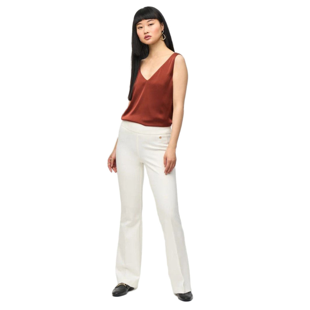Joseph Ribkoff Satin Sleeveless Top Cinnamon