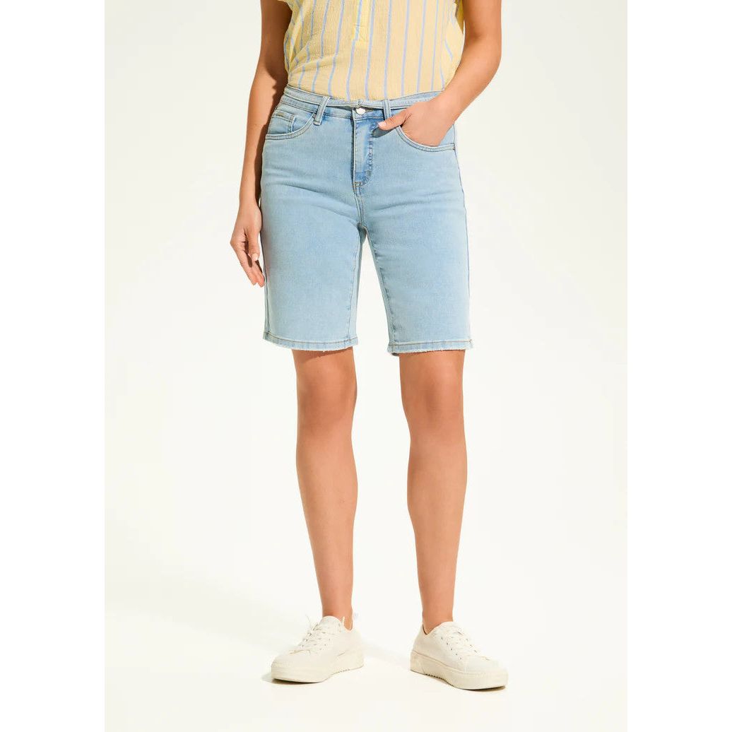 FDJ French Dressing Olivia Powder Wash Bermuda Jean Shorts