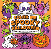 Color Me Spooky Halloween Adult Coloring Book