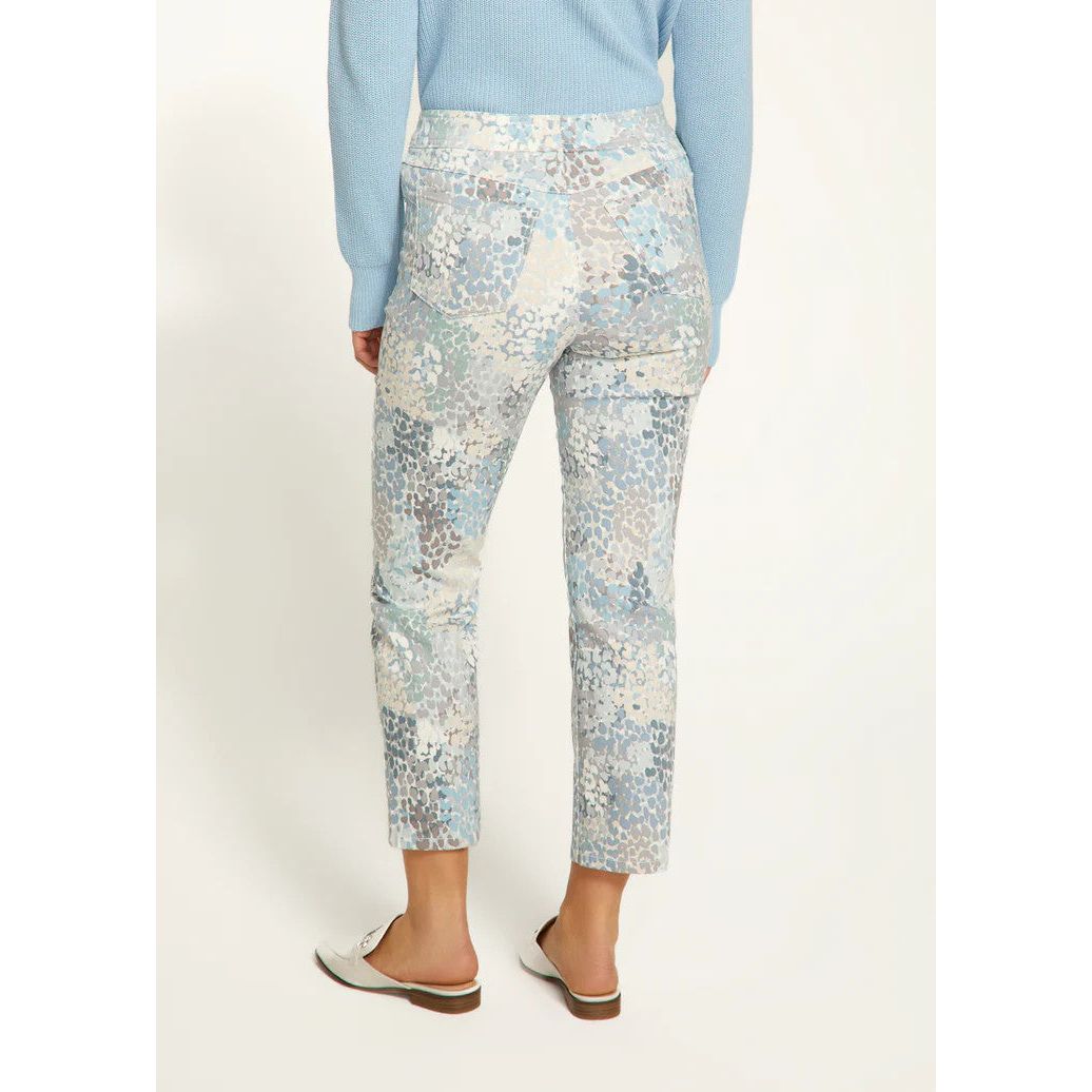 FDJ French Dressing Spectral Neutral Pull-On Straight Crop Pant