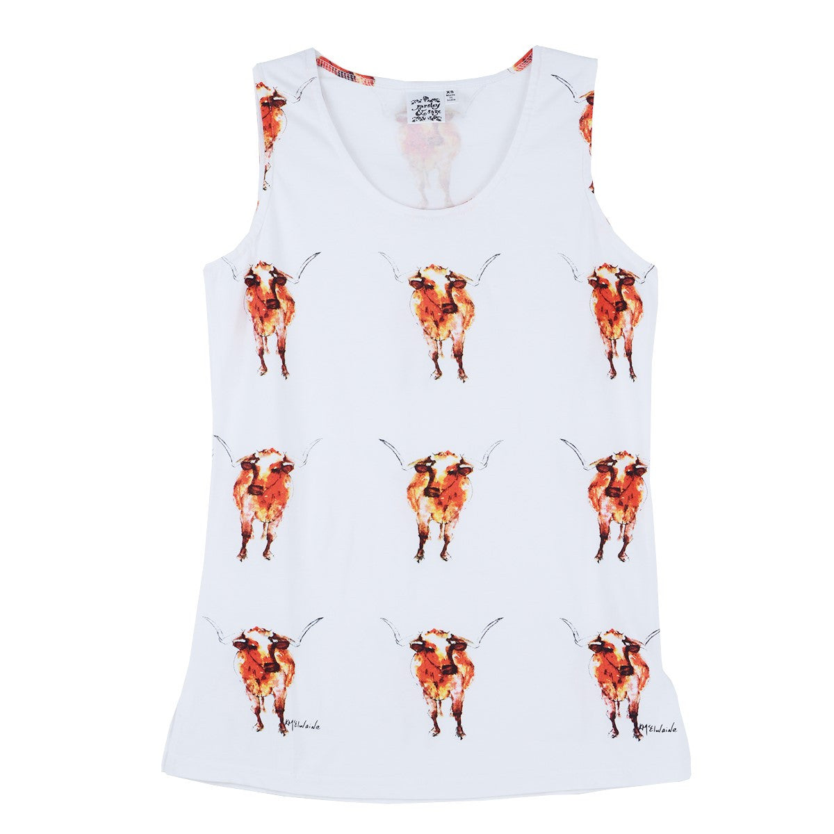 Parsley & Sage Kathleen McElwaine Steer Tank