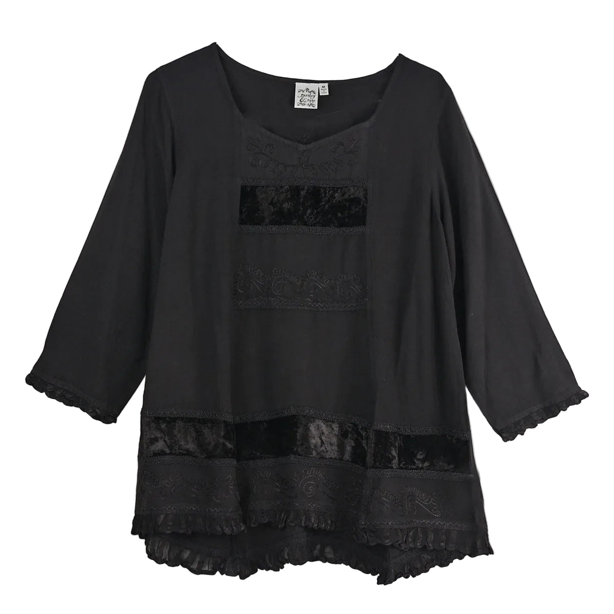Parsley & Sage Venus Tunic (Black)(24F582C)
