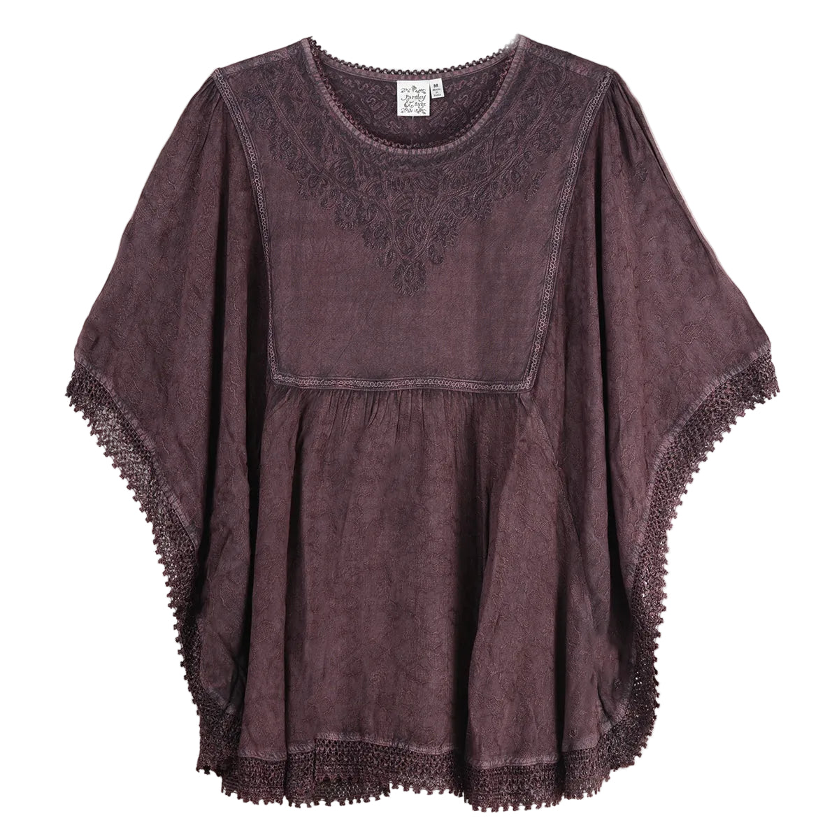 Parsley & Sage Whitney Oversized Bat Wing Top (2 colors)(24F583C)