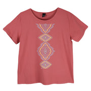 Sabaku Eyedazzled Short Sleeve Boutique Tee (Dusty Rose)(441DROssbt)