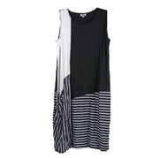 Shana European Crush Stripe Tank Dress (25079)