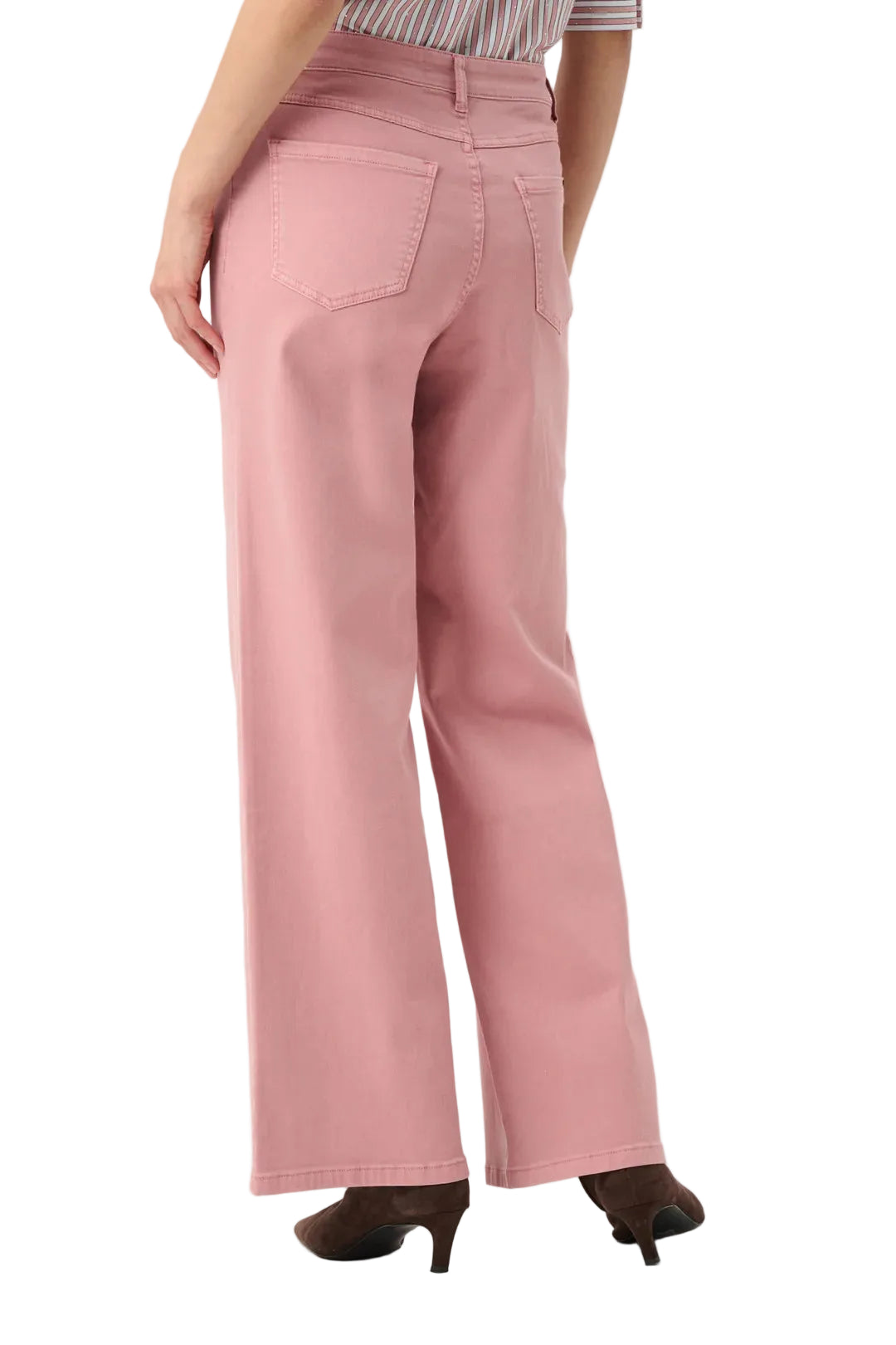Joseph Ribkoff Classic Wide-Leg Stretch Jeans (251968)(Vintage Rose)