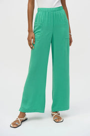 Joseph Ribkoff GauzePull on Pant (252049)(Garden Green )