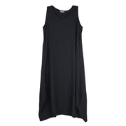 Shana Airflow Solid Black Dress (25243-BLK-6)