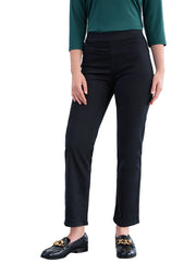 FDJ French Dressing Pull-on Straight Ankle Jeans (2531511)(Black)