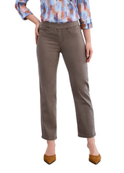 FDJ French Dressing Pull-on Straight Ankle Jeans (2531511)(Taupe)