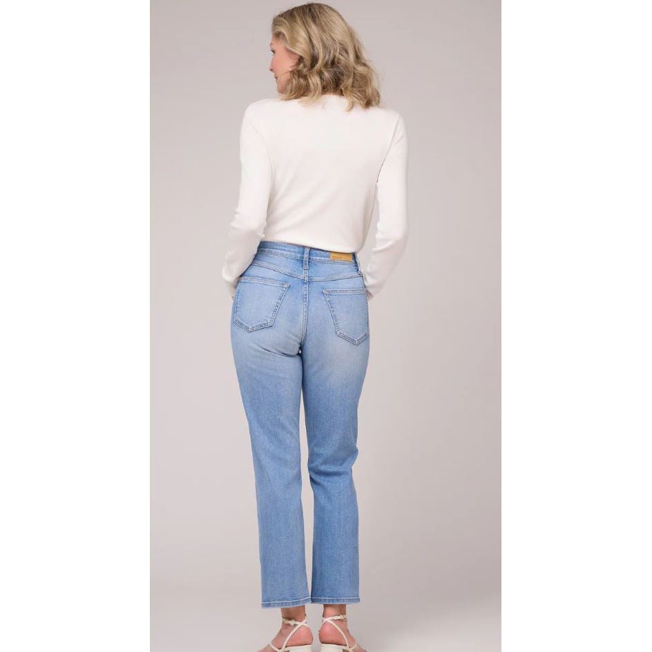 Yoga Jeans Chloe Straight Leg Jeans (2560) SURFBLU