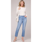Yoga Jeans Chloe Straight Leg Jeans (2560) SURFBLU