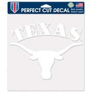 Texas Longhorn 8 X 8 Arch TEXAS Over Logo Decal (25805061) WHT