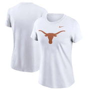Texas Longhorn Nike Ladies Crew Neck Logo Tee (WHT)