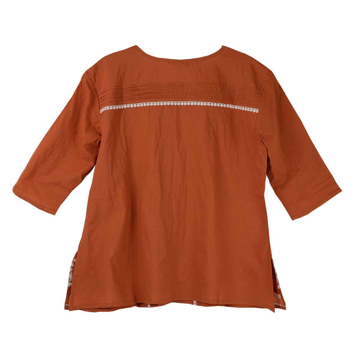 Parsley & Sage Ina  3/4 Sleeve Embroidered  Top (2 Colors) (25T11C)